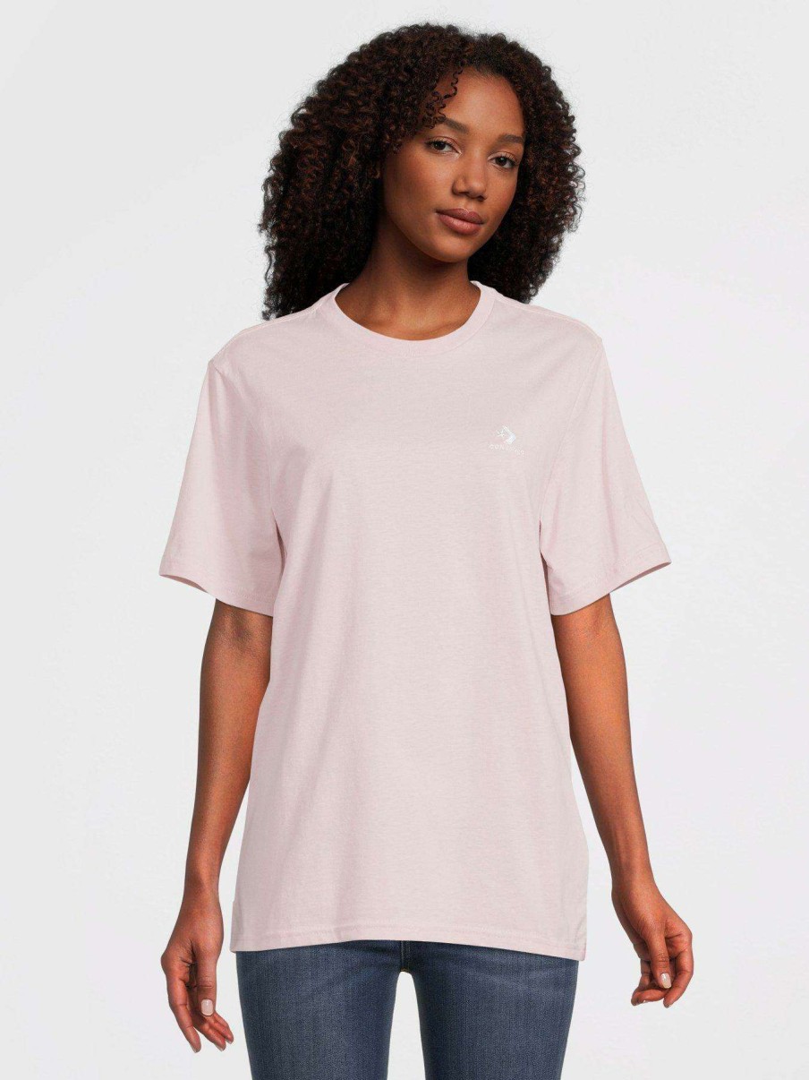 Women * | Converse Classic Left Chest Ss Tee Pink