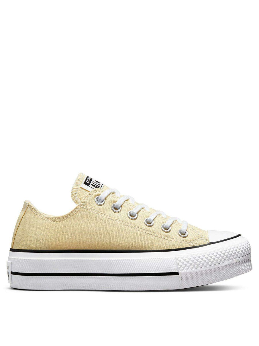 Women * | Converse Chuck Taylor All Star Lift Canvas Ox Yellow/White