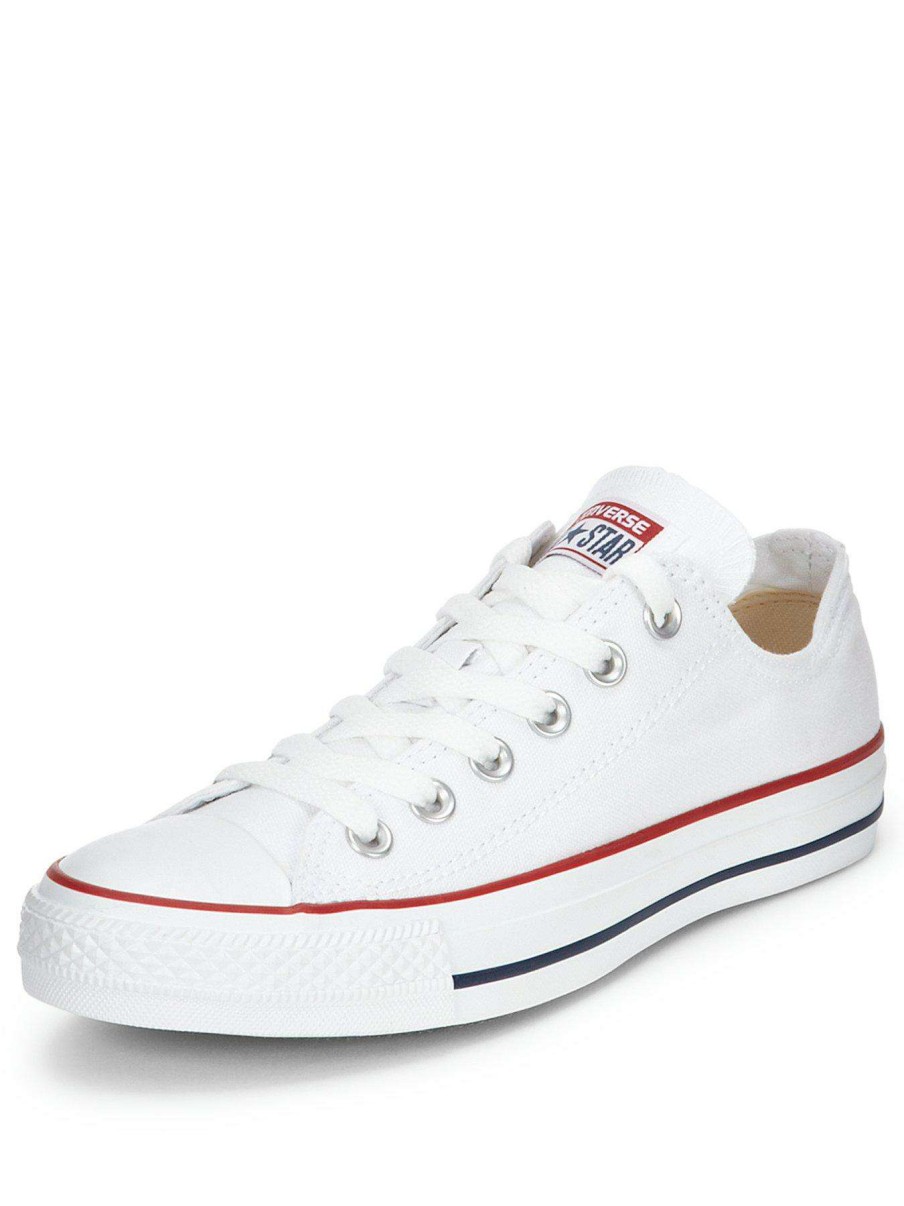 Women * | Converse Chuck Taylor All Star Ox Wide Fit White