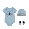 Gifts * | Converse Younger Classic Ctp Infant Hat Bodysuit Bootie Set 3Pk