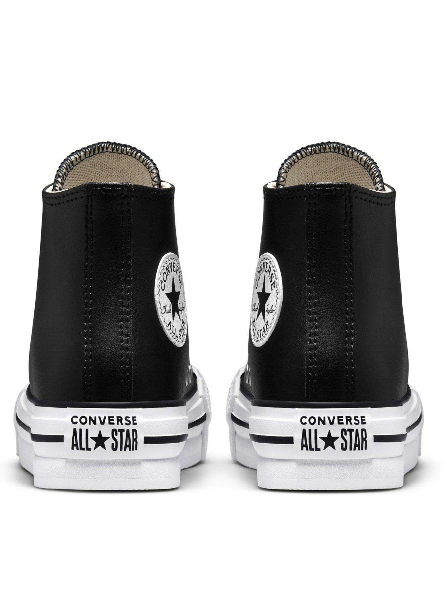 Kids * | Converse Chuck Taylor All Star Eva Lift Leather Childrens Hi Top Trainers