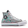 Kids * | Converse Chuck Taylor All Star Sunset Swirl Junior Hi Top Trainers