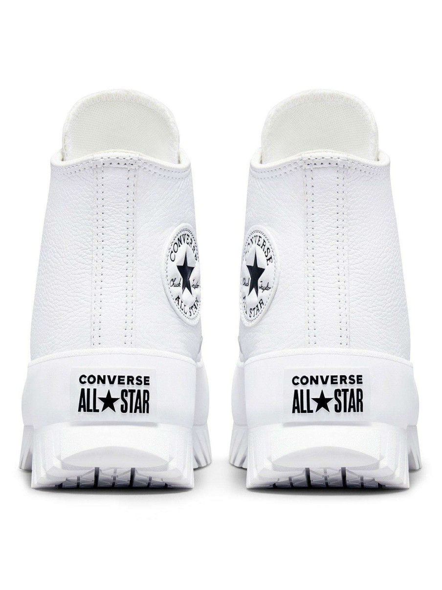 Women * | Converse Chuck Taylor All Star Lugged Leather Hi-Tops White