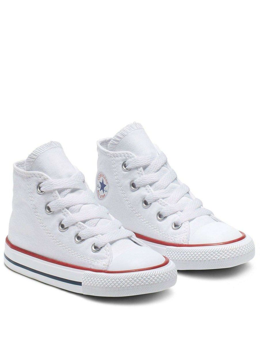 Kids * | Converse Chuck Taylor All Star Ox Infant Unisex Trainers -White