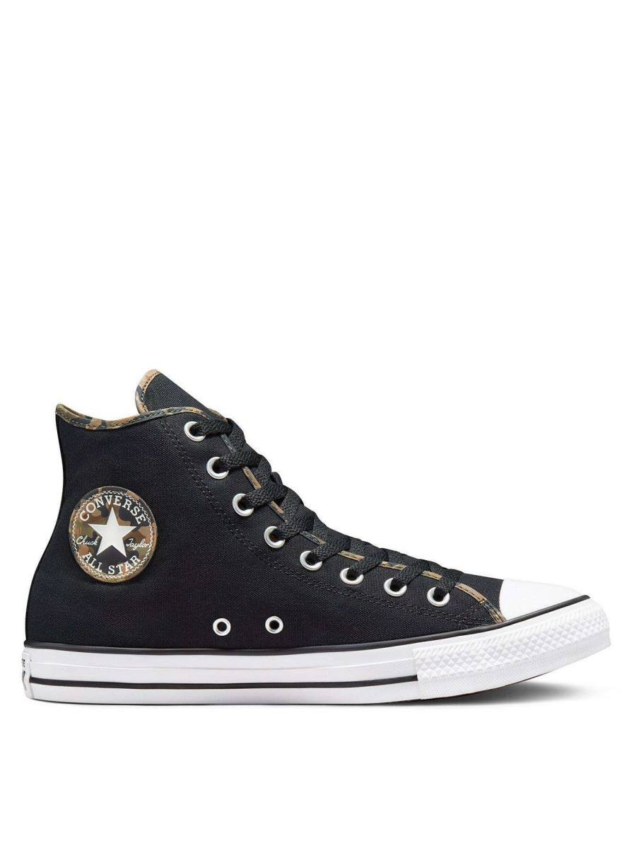 Men * | Converse Chuck Taylor All Star Canvas Hi Top Black/Camo