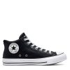 Men * | Converse Chuck Taylor All Star Malden Street Faux Leather Mid Black/White