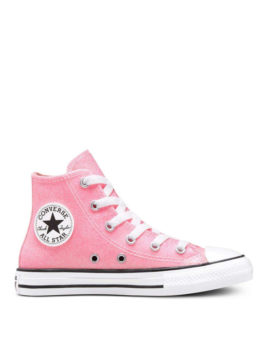 Kids * | Converse Chuck Taylor All Star Sun-Kissed Glitter Childrens Hi Top Trainers