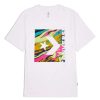 Men * | Converse Star Chevron '90S Marbled Graphic T-Shirt White/Multi