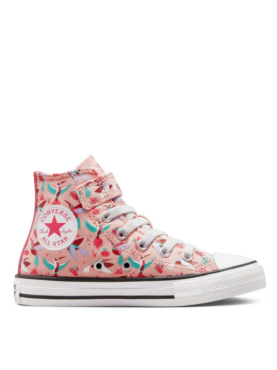 Kids * | Converse Chuck Taylor All Star 1V Happy Hummingbirds Childrens Hi Top Trainers