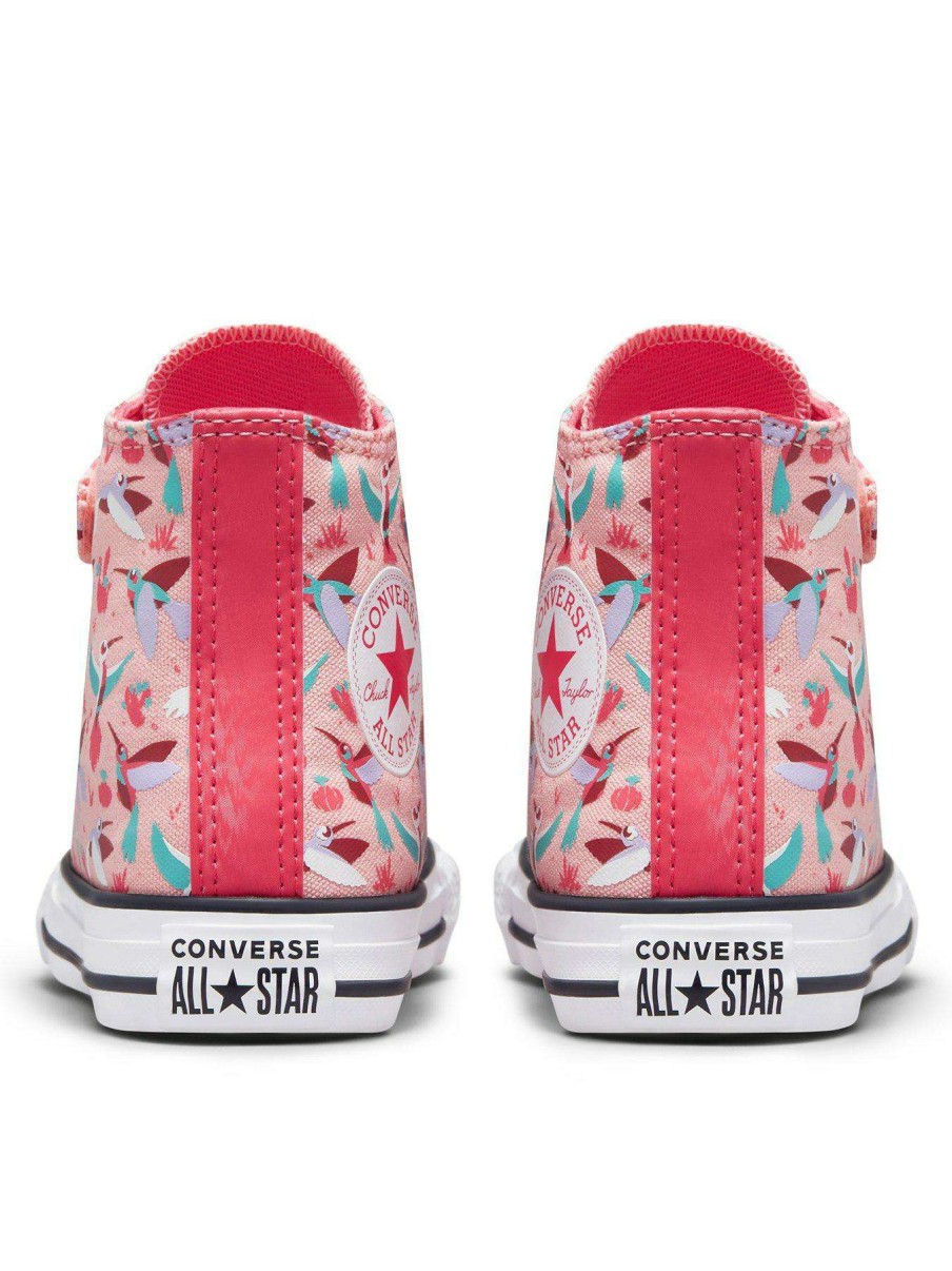 Kids * | Converse Chuck Taylor All Star 1V Happy Hummingbirds Childrens Hi Top Trainers