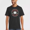 Men * | Converse Chuck Taylor Patch Graphic Short Sleeve Tee Black