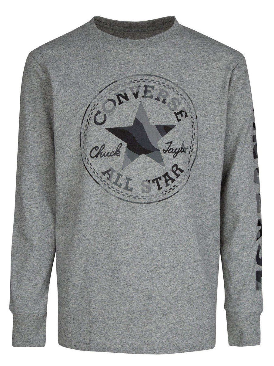 Kids * | Converse Camo Ctp Ls Tee