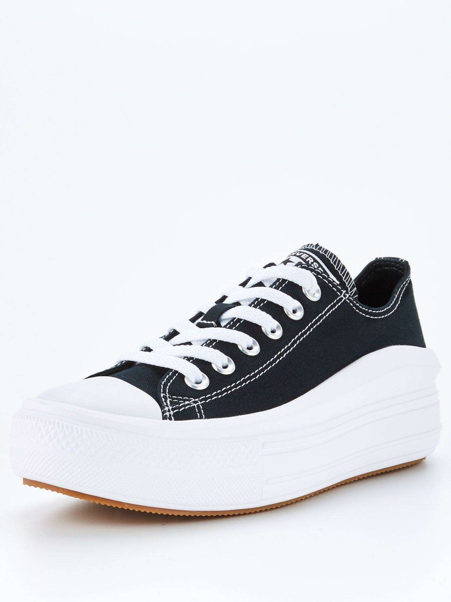 Women * | Converse Chuck Taylor All Star Move Ox Plimsoll Black