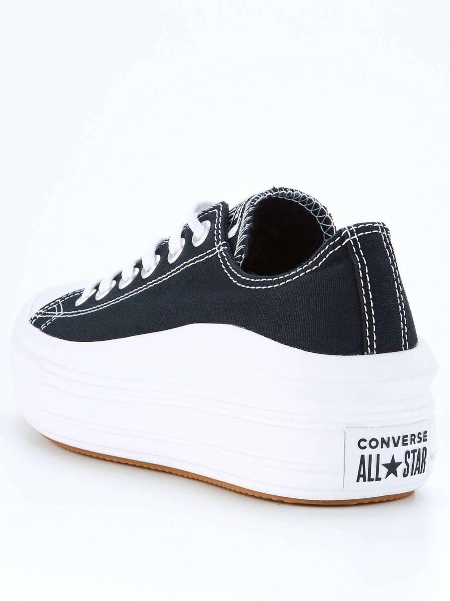 Women * | Converse Chuck Taylor All Star Move Ox Plimsoll Black