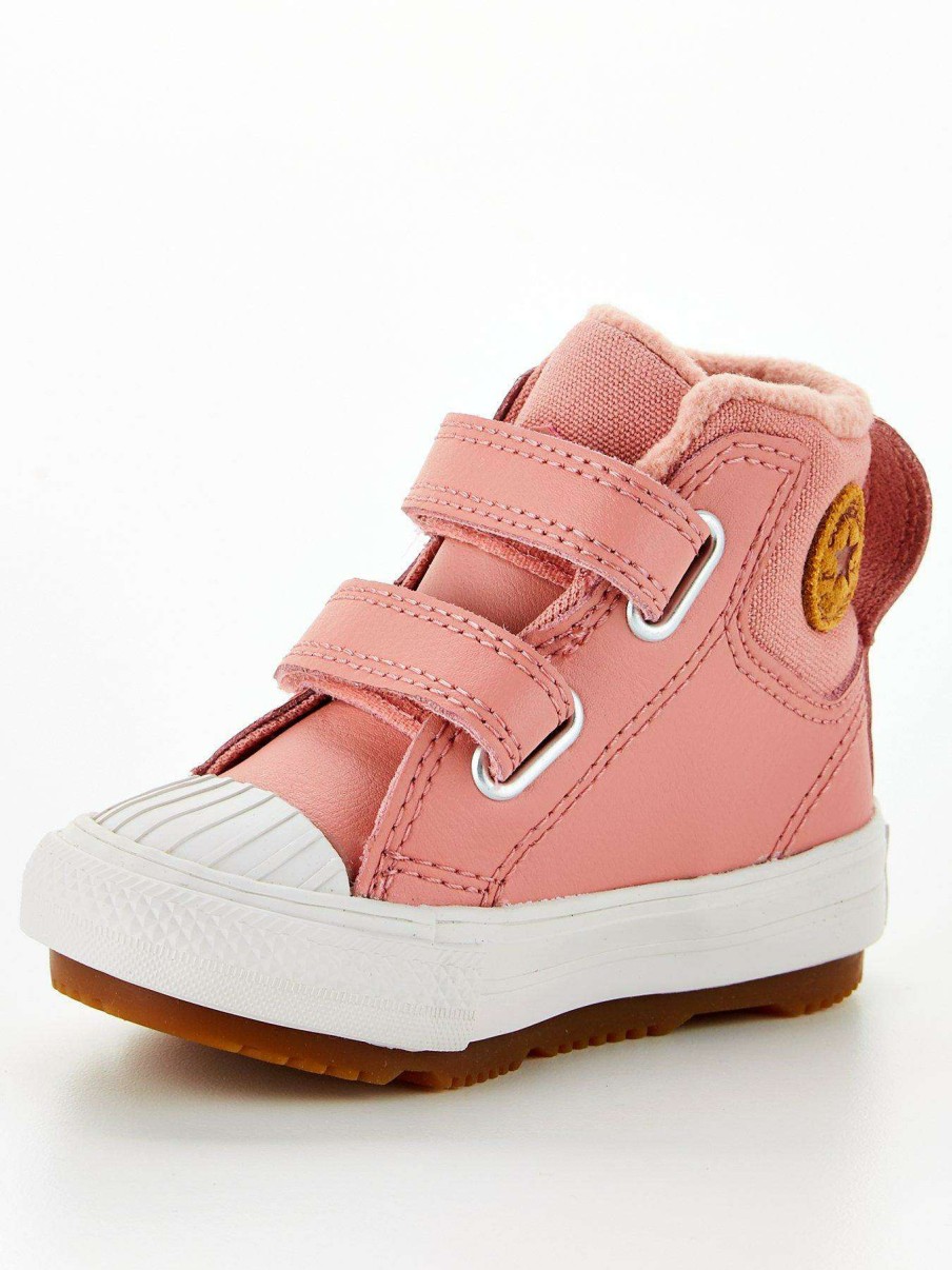 Kids * | Converse Chuck Taylor All Star Berkshire Boot Hi Infant Trainer Pink/White