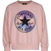 Kids * | Converse Ruched Chuck Patch Crew Neck Sweatshirt Pink