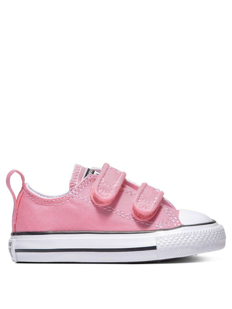 Kids * | Converse Chuck Taylor All Star Ox Infant Girls 2V Canvas Trainers -Pink