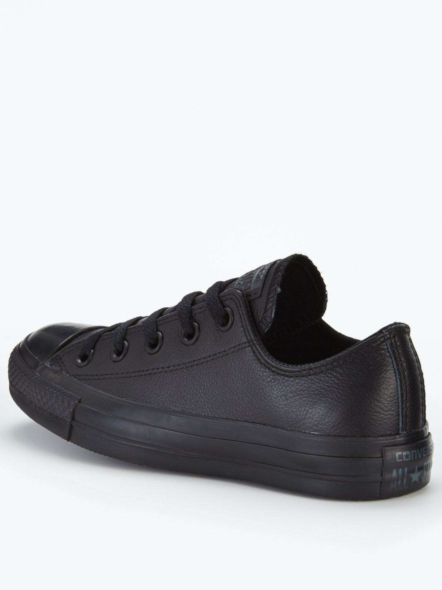 Women * | Converse Chuck Taylor All Star Leather Ox Plimsolls Black