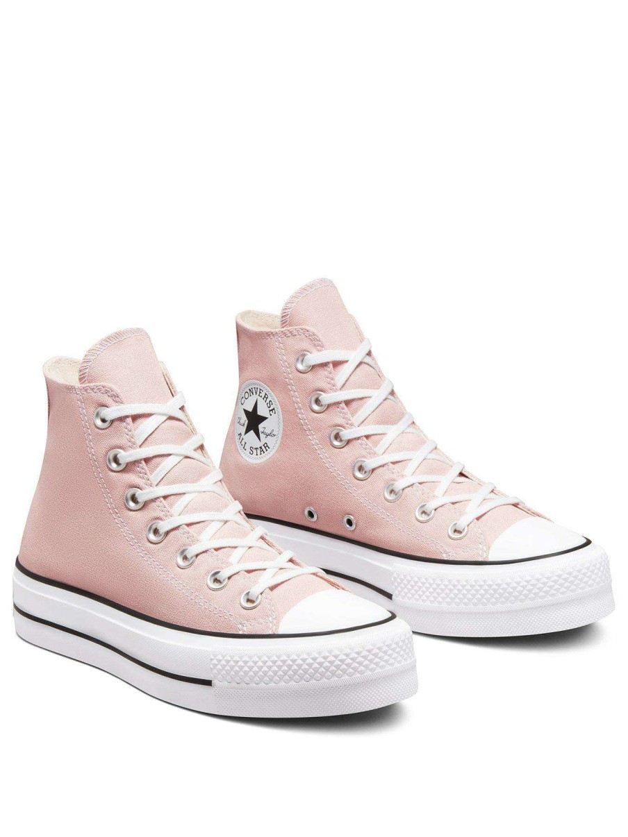 Women * | Converse Chuck Taylor All Star Lift Canvas Platform Hi Top Plimsolls Pink