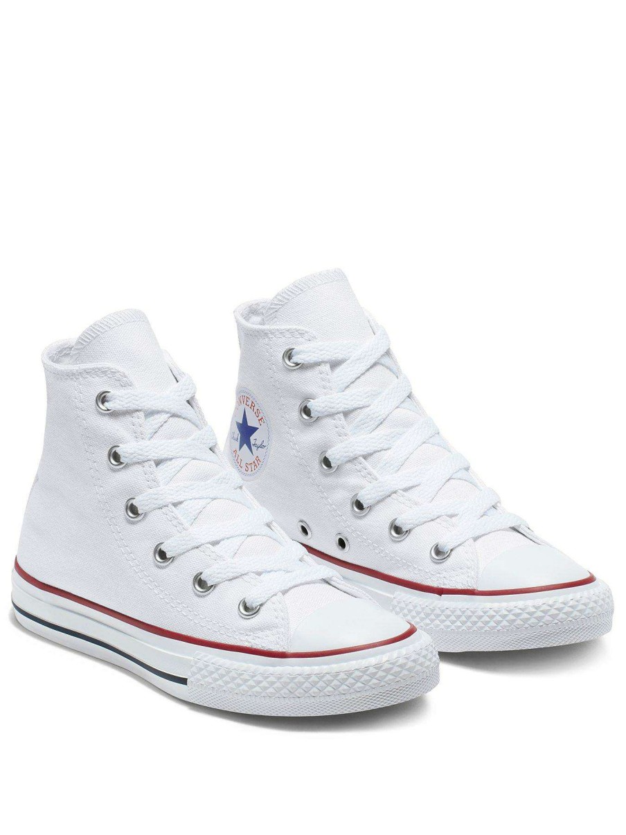 Kids * | Converse Chuck Taylor All Star Ox Childrens Unisex Trainers -White