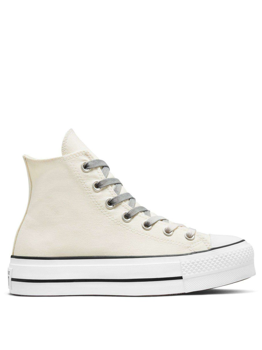 Women * | Converse Chuck Taylor All Star Lift Ombr Laced Platform Hi Off White/Green