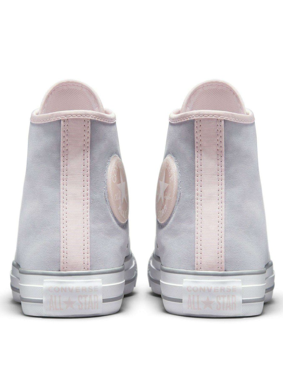 Women * | Converse Chuck Taylor All Star Millennium Glam Hi Tops Grey/Pink