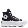 Women * | Converse Chuck Taylor All Star Lugged Leather Hi-Tops Black/White