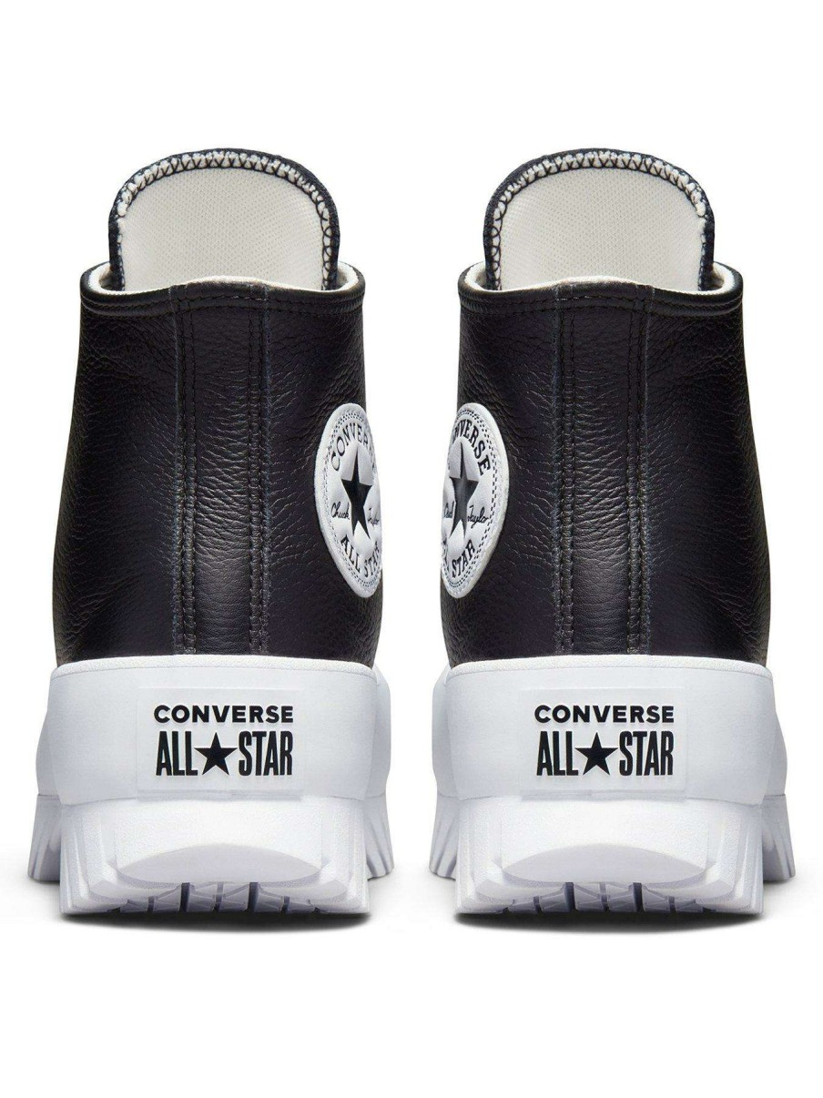 Women * | Converse Chuck Taylor All Star Lugged Leather Hi-Tops Black/White