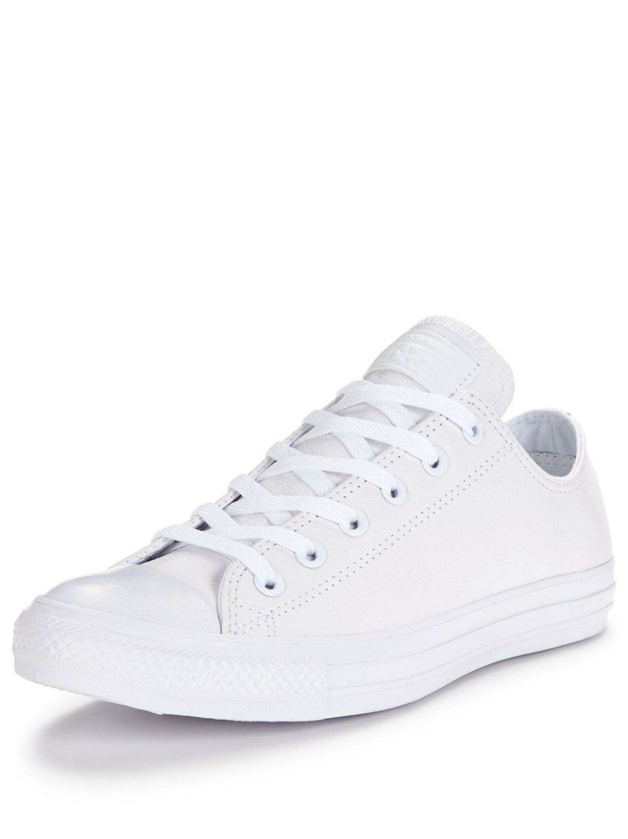 Women * | Converse Chuck Taylor All Star Leather Ox White/White