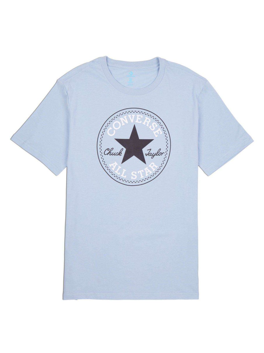 Men * | Converse Chuck Taylor All Star Patch Graphic T-Shirt Light Blue