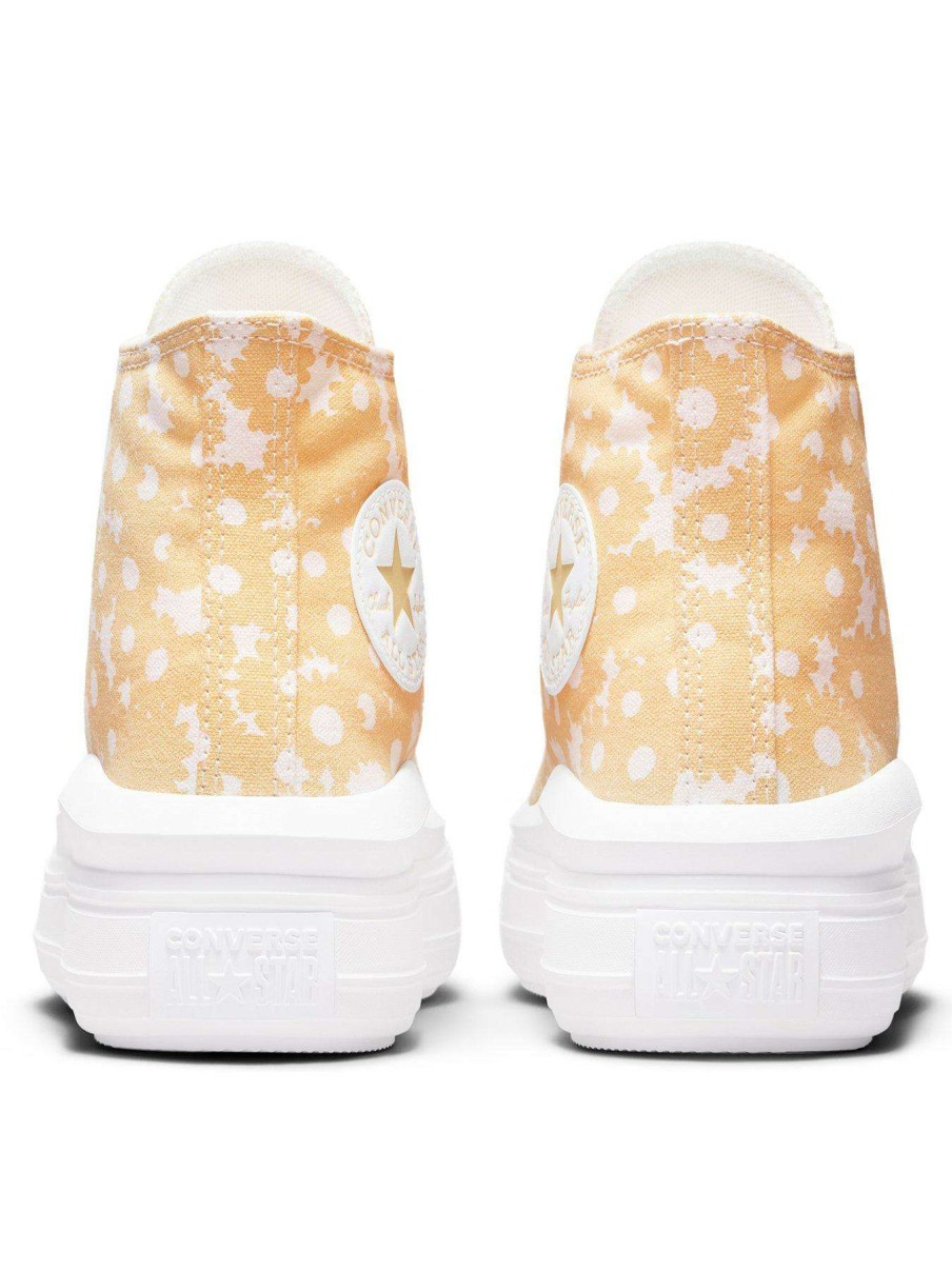 Women * | Converse Chuck Taylor All Star Move Floral Platform Canvas Hi Yellow/White