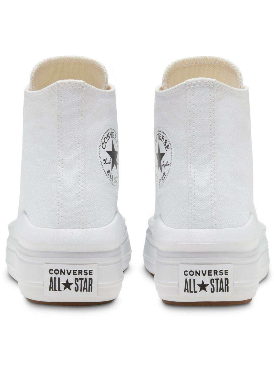 Women * | Converse Chuck Taylor All Star Move Platform Hi White/White