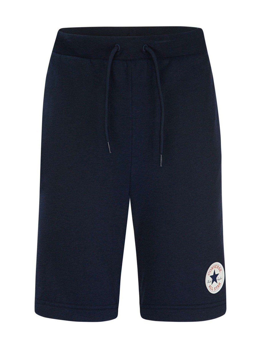 Kids * | Converse Older Boys Printed Chuck Patch Shorts Navy