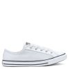 Women * | Converse Chuck Taylor All Star Leather Dainty Ox Plimsolls White