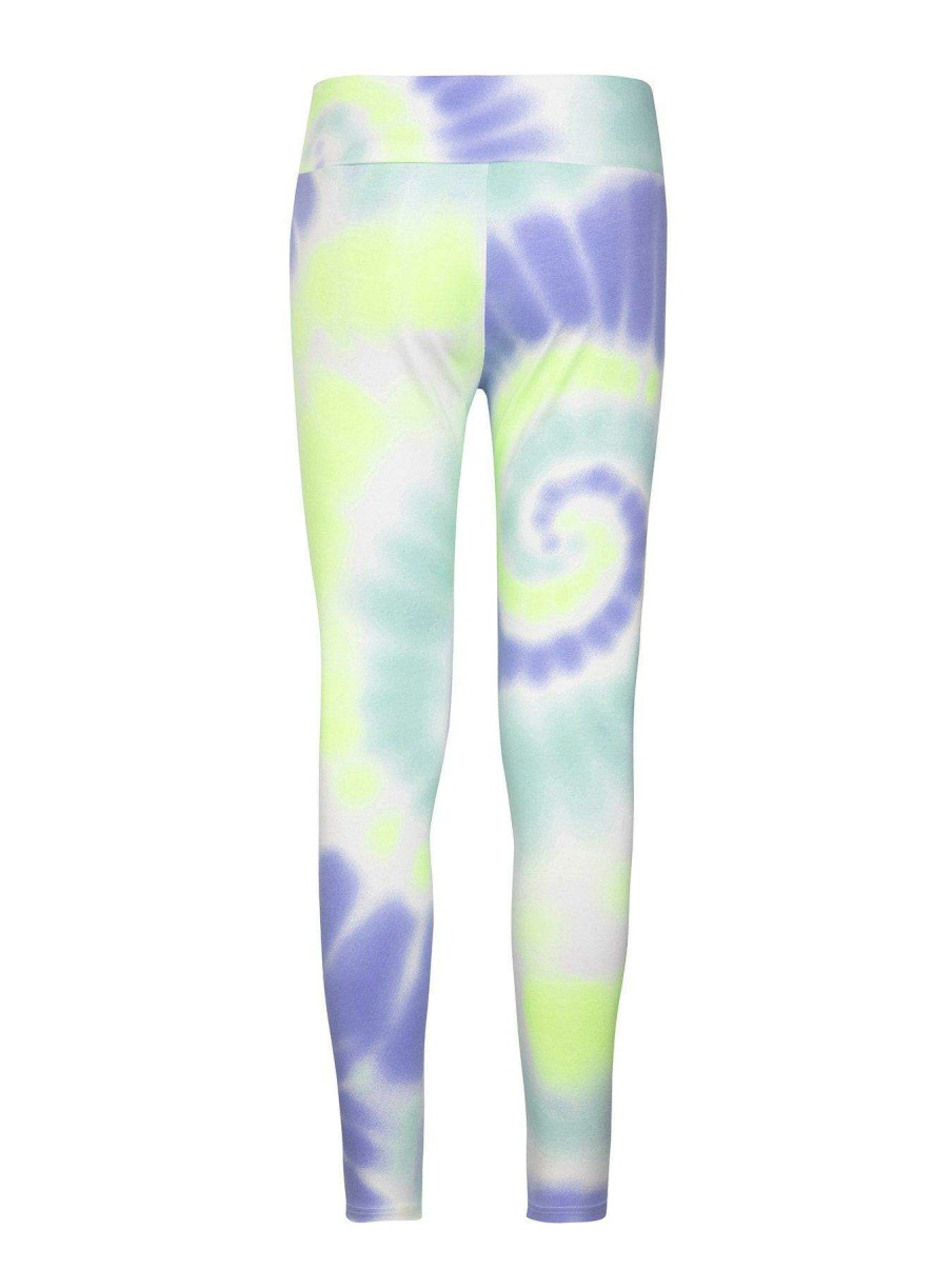 Kids * | Converse Older Girls All Over Print Tie Dye High Rise Leggings Blue