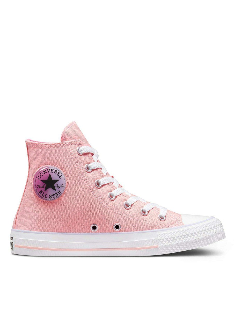 Kids * | Converse Chuck Taylor All Star Gel Patch Junior Hi Top Trainers