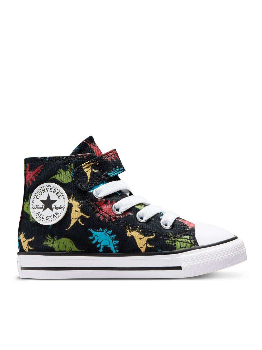 Kids * | Converse Chuck Taylor All Star 1V Dinosaurs Toddler Hi Top Trainers