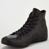 Men * | Converse Chuck Taylor All Star Leather Hi-Tops Black