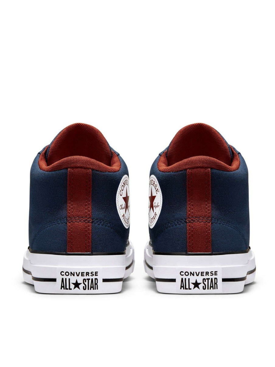 Men * | Converse Chuck Taylor All Star Malden Street Canvas Mid Navy/White