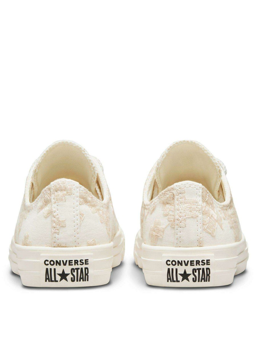 Women * | Converse Chuck Taylor All Star Broderie Ox Cream/White