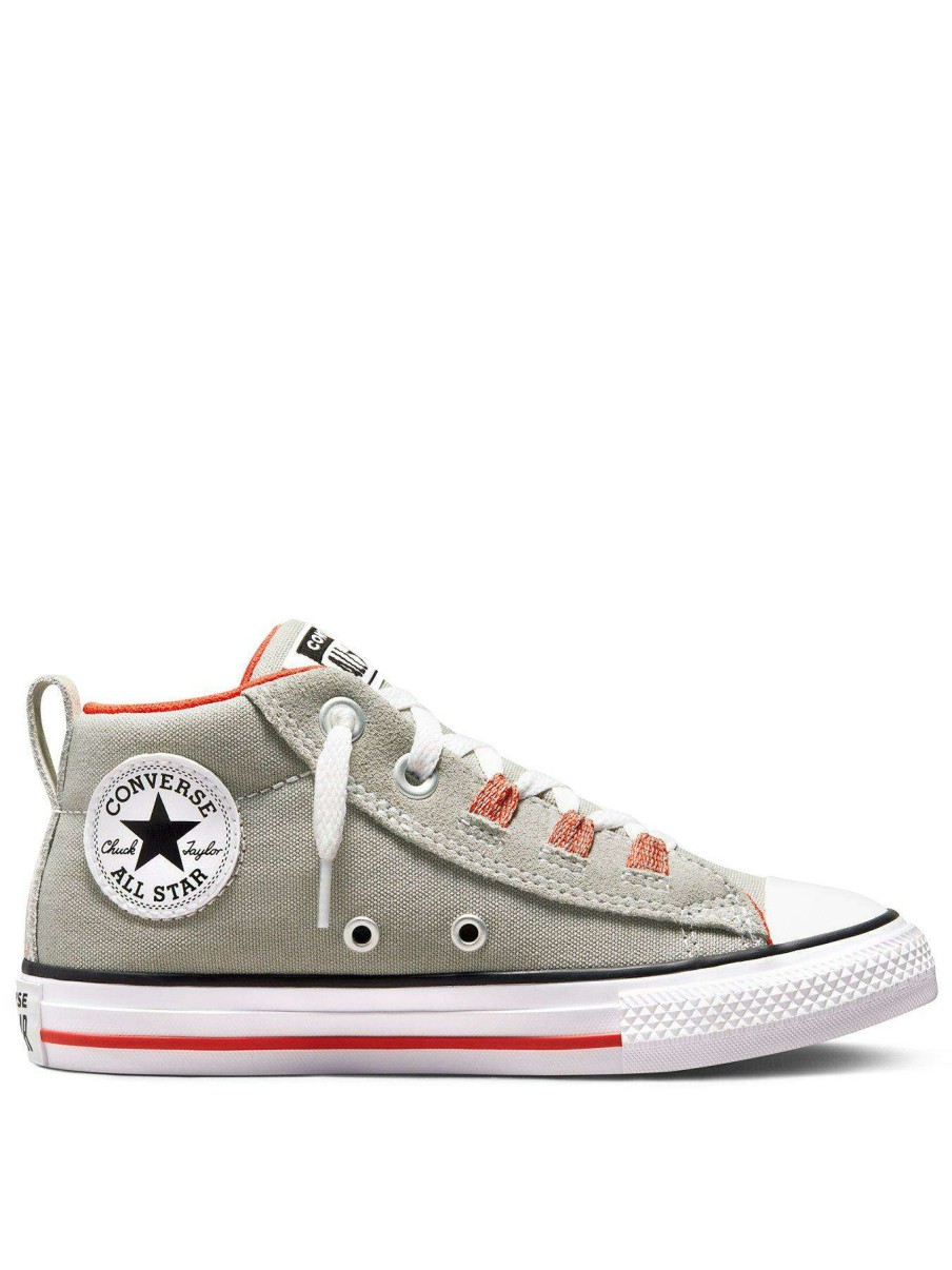 Kids * | Converse Chuck Taylor All Star Childrens Street Lace Loop Trainers Sage