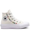 Kids * | Converse Chuck Taylor All Star Childrens Eva Embroidered Lift Trainers Off White