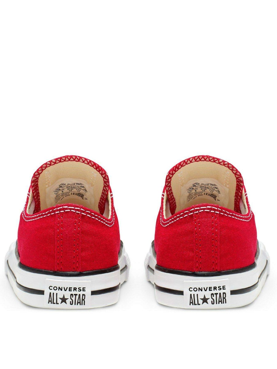 Kids * | Converse Chuck Taylor All Star Ox Infant Unisex Trainers -Red