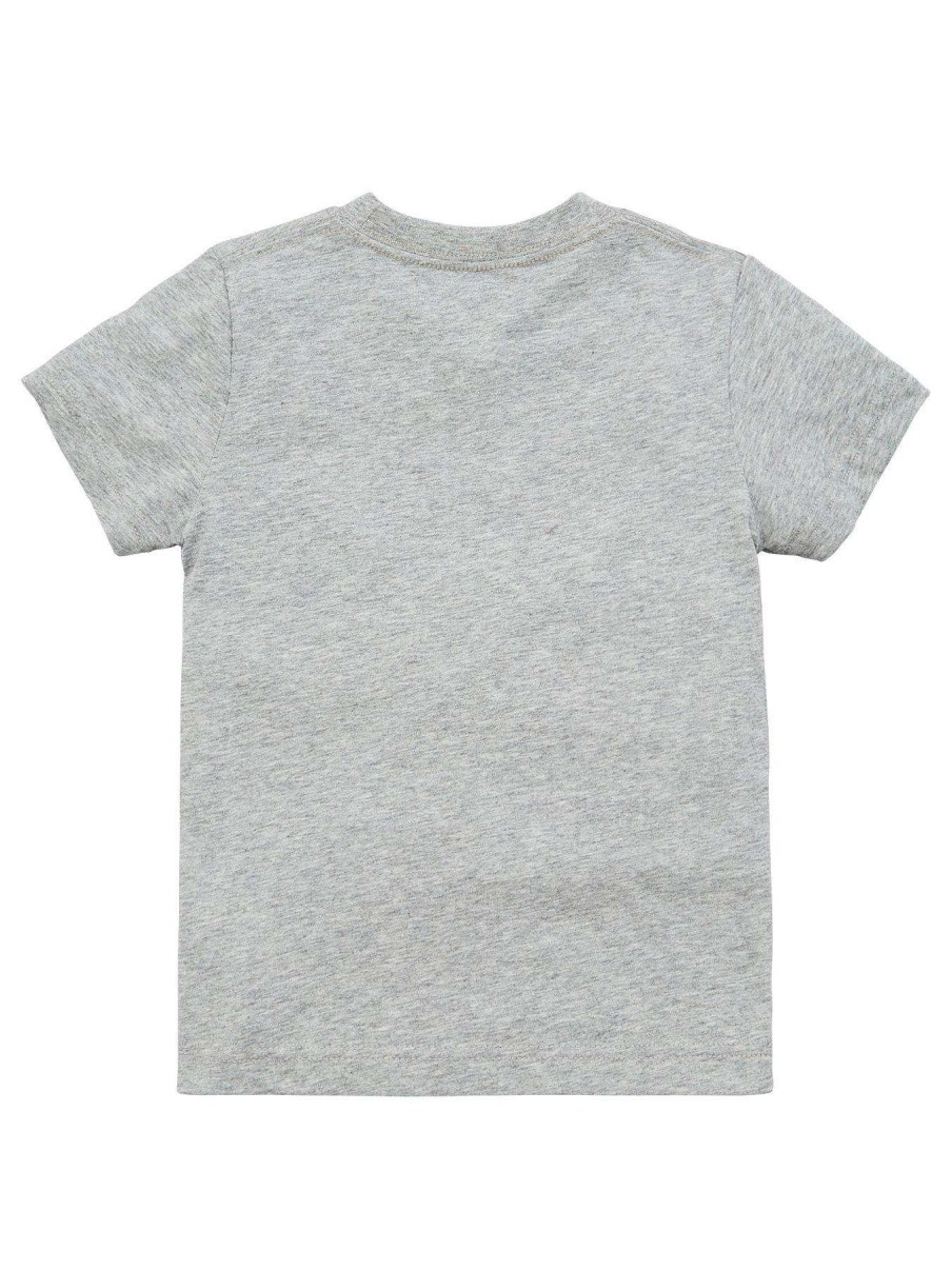 Kids * | Converse Core Chuck Patch T-Shirt Grey