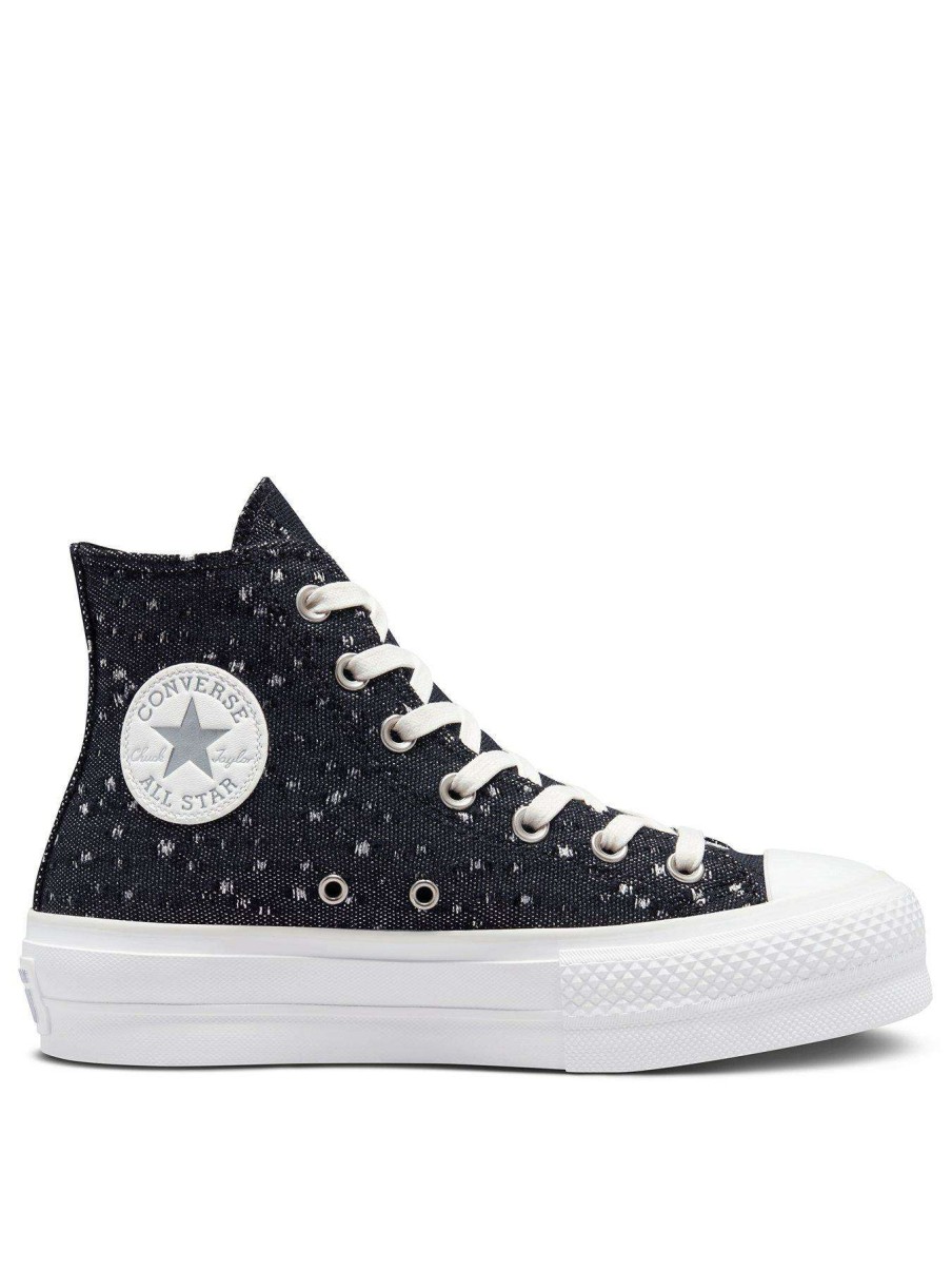 Women * | Converse Chuck Taylor All Star Lift Shoes Black/Silver