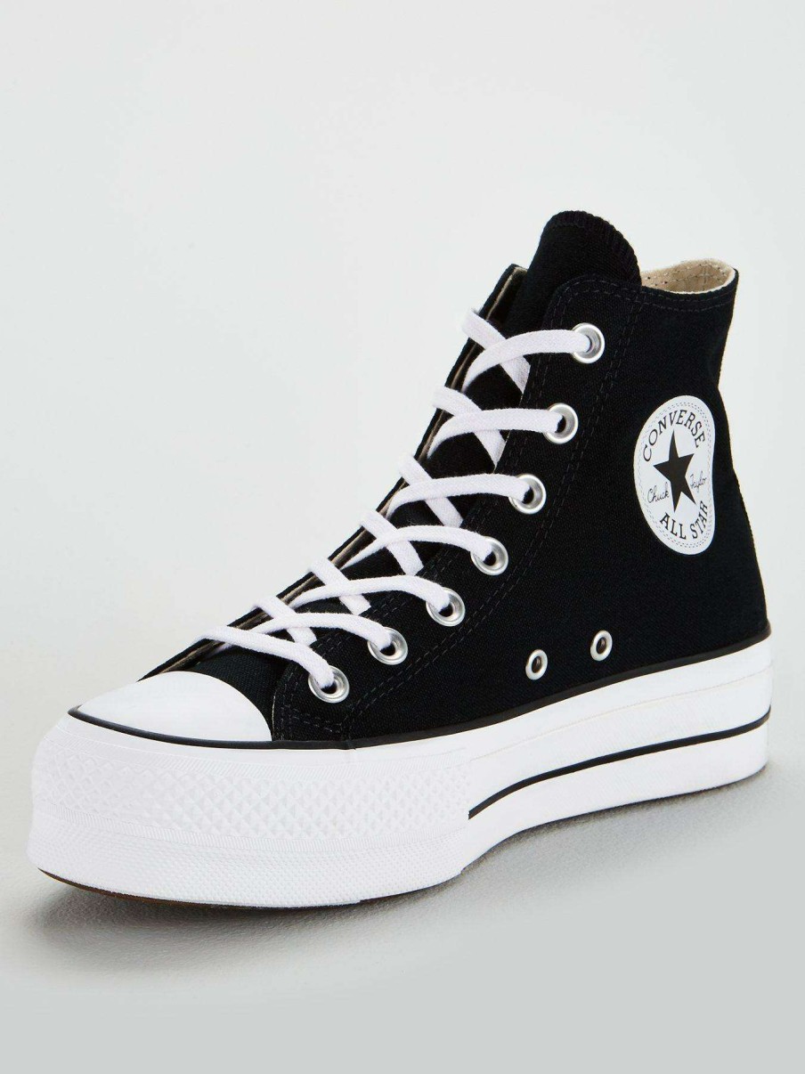 Women * | Converse Chuck Taylor All Star Platform Lift Hi Black/White