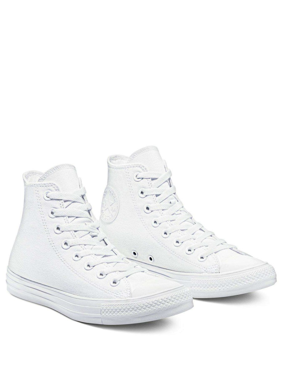 Women * | Converse Chuck Taylor All Star Canvas Hi Top Plimsolls White