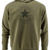 Kids * | Converse Washed Effects Po Children'S Hoodie Khaki