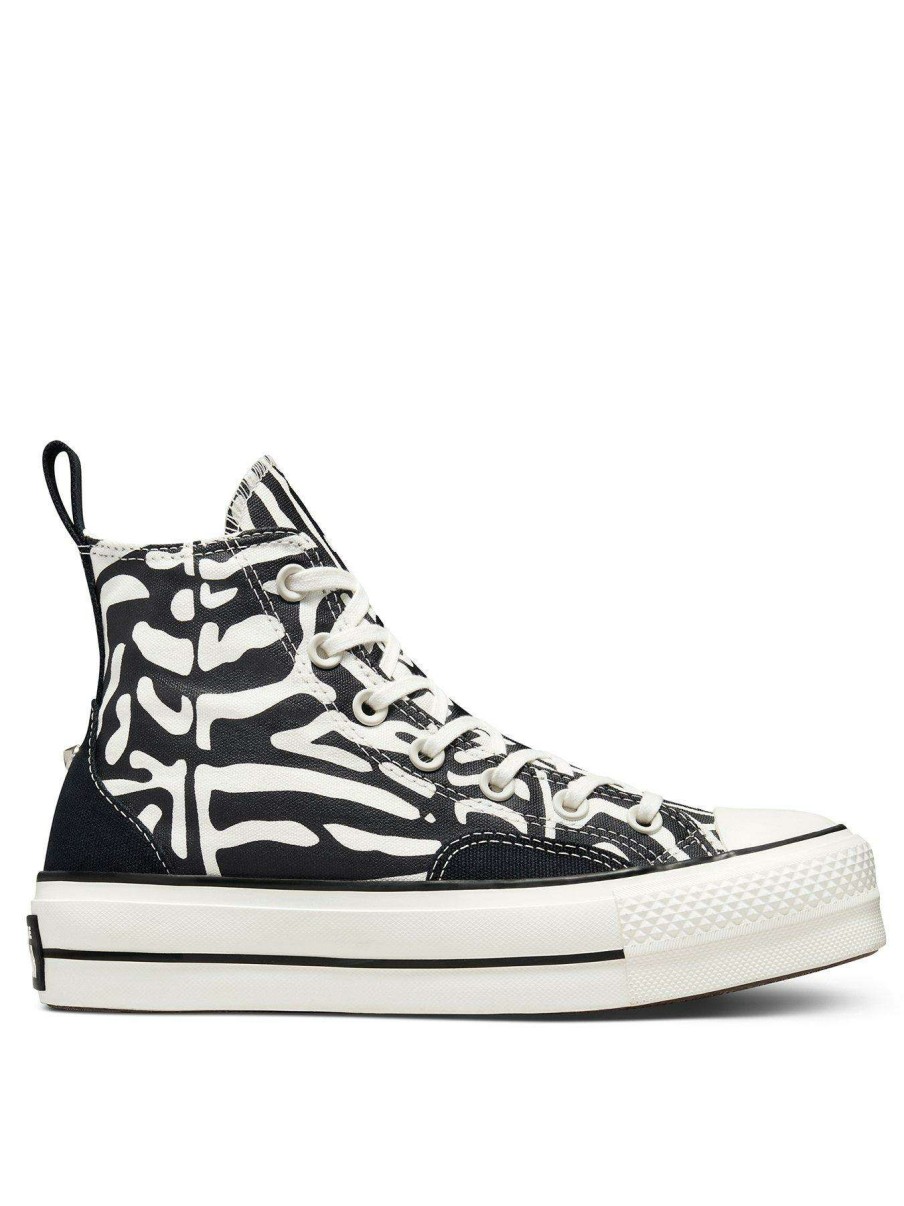 Women * | Converse Chuck Taylor All Star Lift Platform Shoes Zebra Print