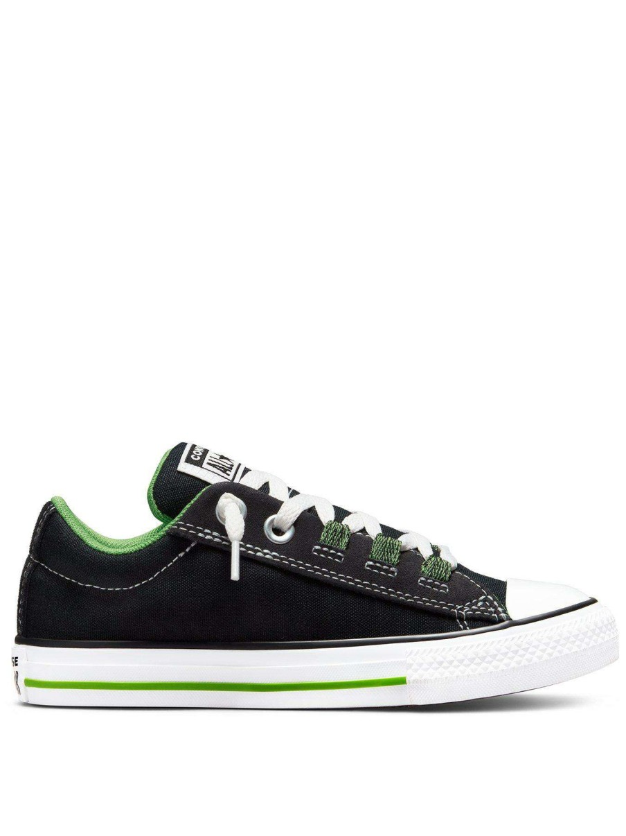 Kids * | Converse Chuck Taylor All Star Childrens Street Lace Loop Trainers Black